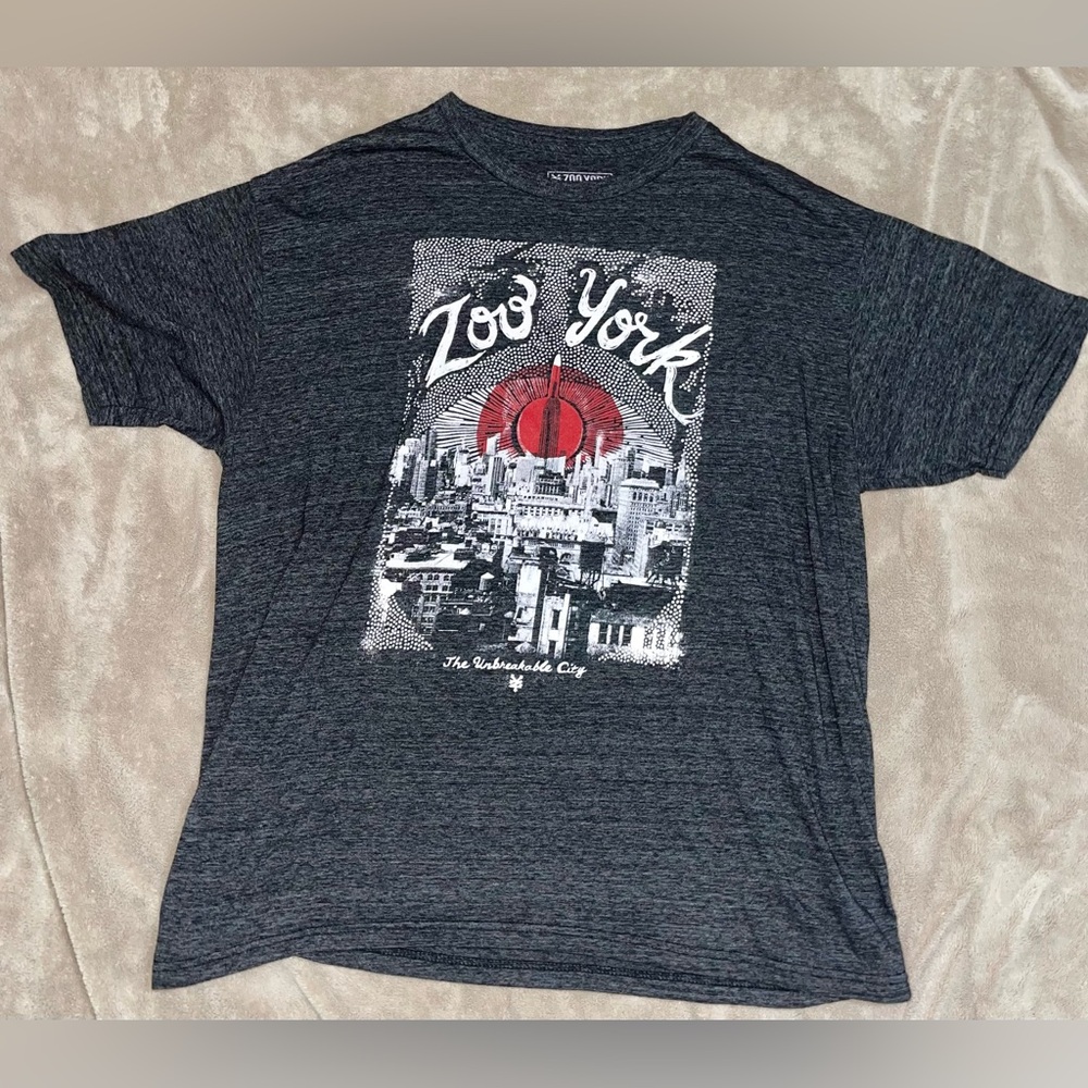Zoo York Women’s Gray “Unbreakable City” T Shirt Size XL